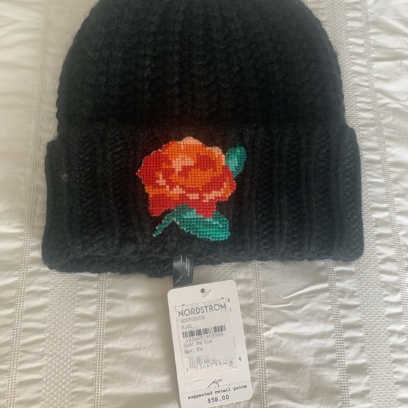 Free People Everything Rosy Beanie *NWT* - Picture 3 of 5